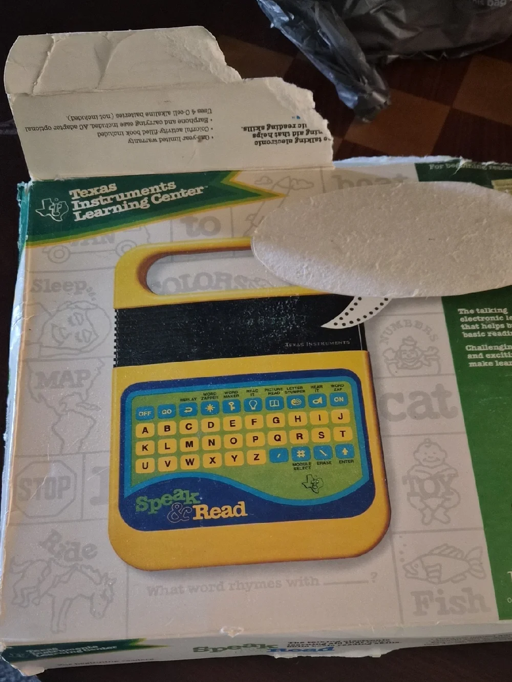 Speak and read texas instrument